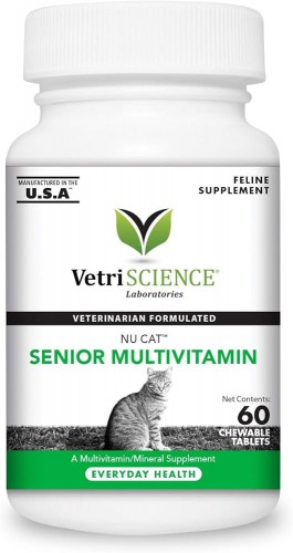 VetriScience 老年貓用複合維生素咀嚼片 60粒 [090088F.060]