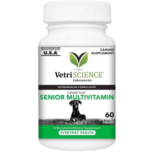 VetriScience 老年犬用複合維生素咀嚼片 60粒 [090086F.060]