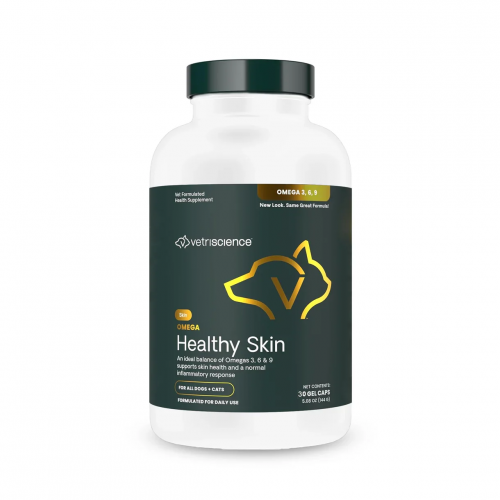 VetriScience 貓犬用皮膚健康魚油3,6,9 膠囊 30粒 [09IT367.030]